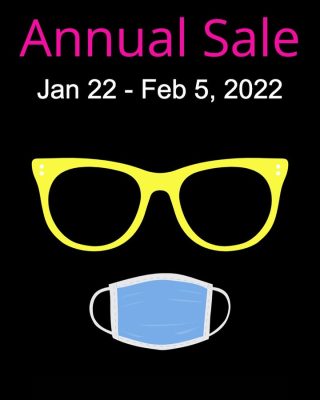 Annual Sale!!! Jan 22 - Feb 5th. We can’t wait to see you. #glasses #optical #yycsmallbusiness #retailtherapy #weloveglasses #meetmeon17th #smallbusiness #yyc #yycoptician #brassmonoclestyle #sunglasses #yycglasses #opticanlife #17thave #thecore
